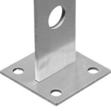 厂家直销304不锈钢工程立柱玻璃立柱扶手栏杆立柱家用立柱 - 图3