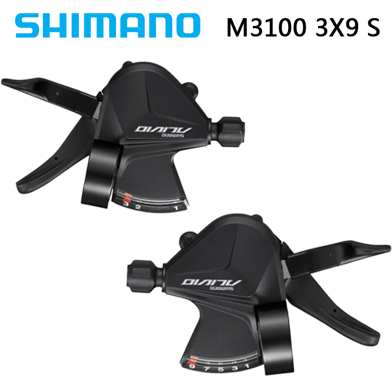 SHIMANO禧玛诺ALIVIO SL-M3100指拨 前拨 后拨 山地车9速27速M390 - 图1