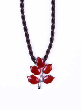 品牌纯银耳钉吊坠套装本命年礼物