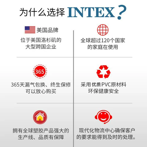 Intex, кушон, простыня для домашнего использования, портативный матрас для кемпинга, увеличенная толщина