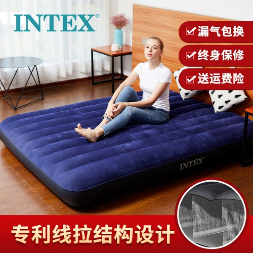 Intex, кушон, простыня для домашнего использования, портативный матрас для кемпинга, увеличенная толщина