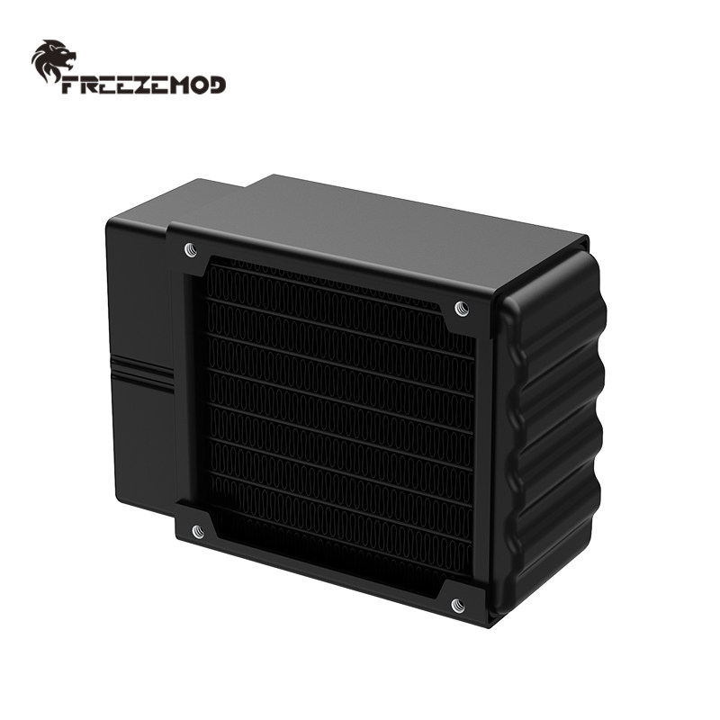FREEZEMOD小型水冷散热器SR-80SLG14L螺纹口双层铝散热排无人机,淘宝优惠券,粉丝福利购,淘宝优惠卷