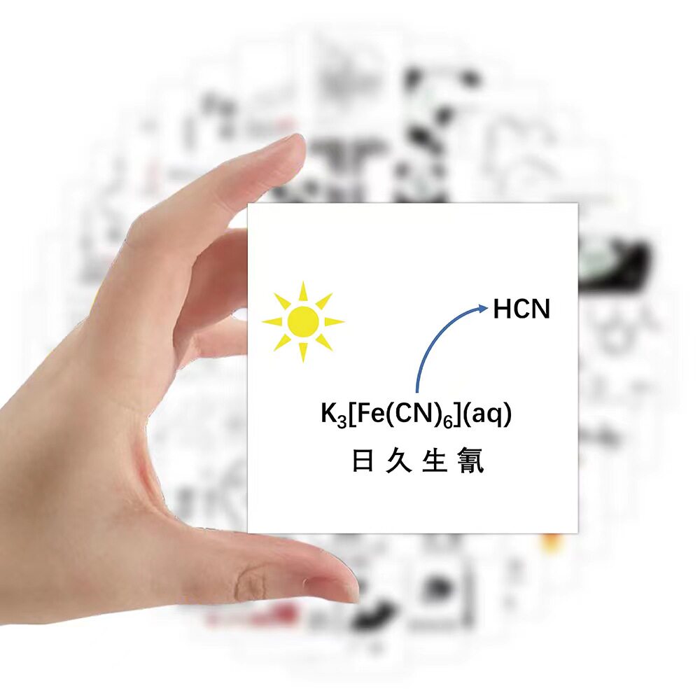 物理化学数理化表情包贴纸学科卡片学生沙雕搞笑搞怪沙雕学习趣味个性创意防水奇葩有趣梗图精神状态发疯文学