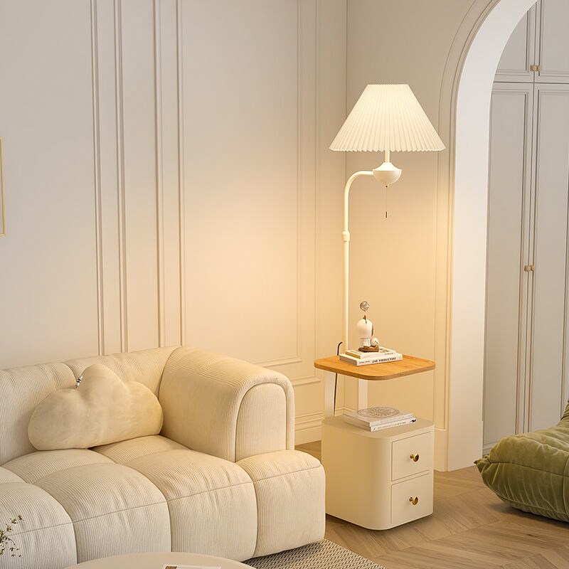 新款法式中古卧室床头柜落地灯客厅沙发旁边高级艺术氛围置物台灯,淘宝优惠券,粉丝福利购,淘宝优惠卷