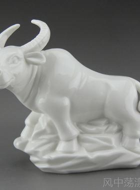 正品陶瓷十二12生肖摆件德鼠牛虎瓷兔龙蛇马羊猴鸡狗猪全套白水器