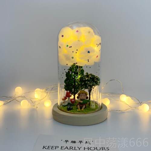 正品朵diy手工云创小夜子灯儿童送男友女友闺蜜生日意小王礼物摆 - 图2