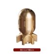 黄铜火箭鱼雷指尖陀螺手把件玩具解压发泄神器创意可旋转模型摆件