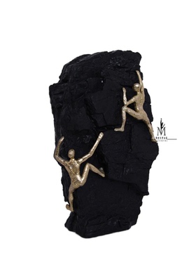 工艺趣味金属抽象软装样板间摆件