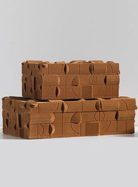 轻奢首饰盒树脂摆件收纳现代简约