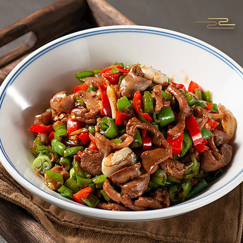 Shennong Meichu prepared chicken offal 1kg*5 packs of chicken hearts, gizzards, chicken intestines and offal mix for commercial catering pre-made dishes