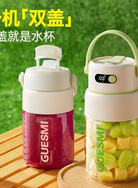 2026新款全玻璃榨汁机家用小型便