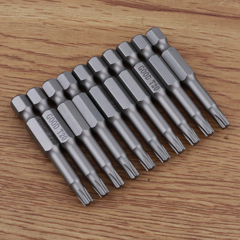 good sh1/4*50*5.0*25*t20梅花头起子头风批头电动批咀进口s2钢材