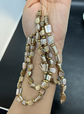 天然贝壳项链女款时尚百搭气质锁骨链小众设计感高级感轻奢颈链