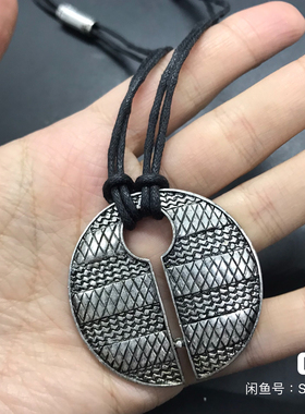 简约设计款 复古皮绳短款项链2024年新款爆款配饰高级感项链男款