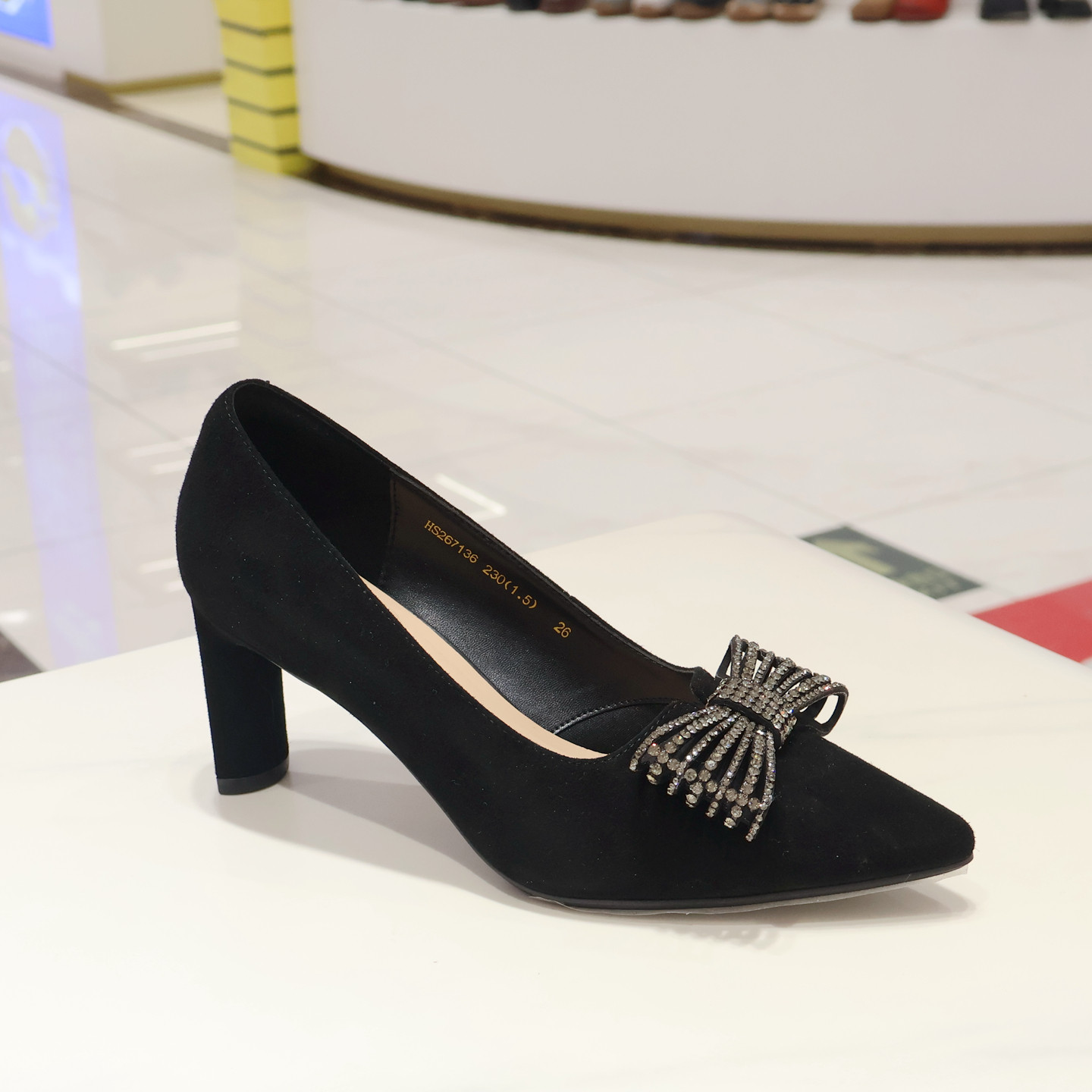 HS267136  HARSON哈森女鞋  2026年春 粗高跟 单鞋 商场专柜同款,淘宝优惠券,粉丝福利购,淘宝优惠卷