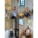 MLS Lace Story Pure Desire French 2026 Summer New Top Women's Lace Buttoned A-Line Lace Shirt
