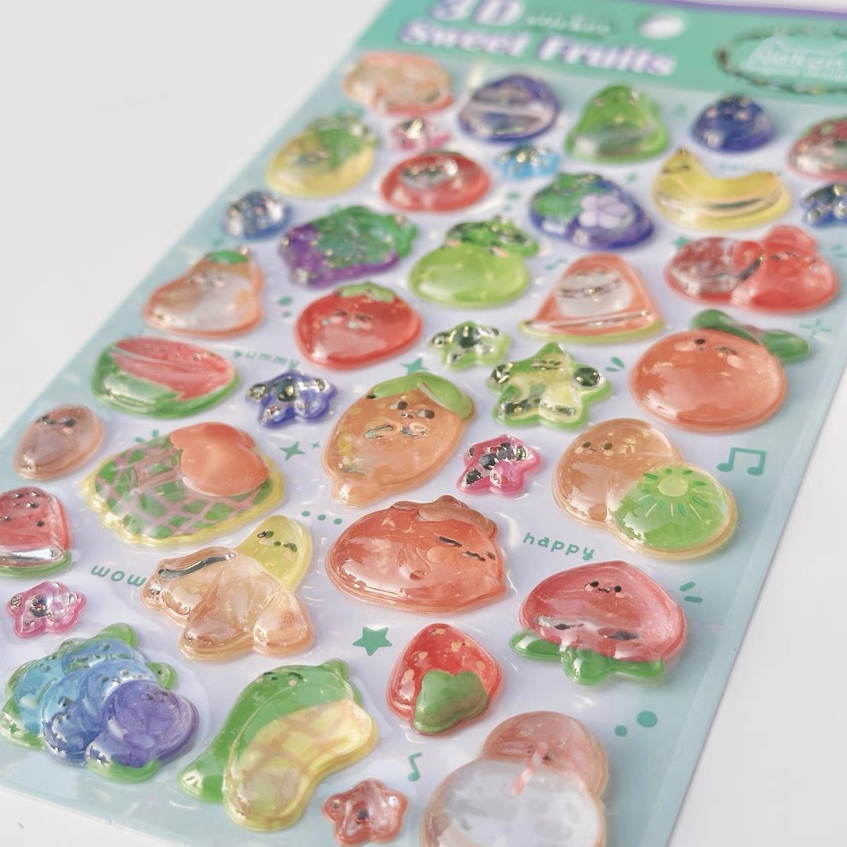 Nekoni 3D立体浮雕趣味水晶贴纸儿童女孩手机水杯DIY奖励贴贴画卡通儿童贴纸手账装饰趣味贴纸钻石浮雕贴画,淘宝优惠券,粉丝福利购,淘宝优惠卷