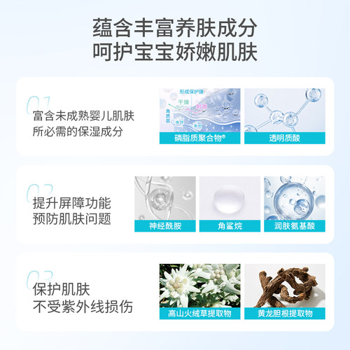 【下拉详情更优惠】MamaKids儿童防晒霜SPF23新生儿水润保湿90ml - 图1