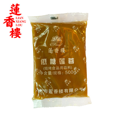 广州莲香楼低糖馅料500g烘培糕点原料低糖红豆沙低糖莲蓉冬蓉 - 图0