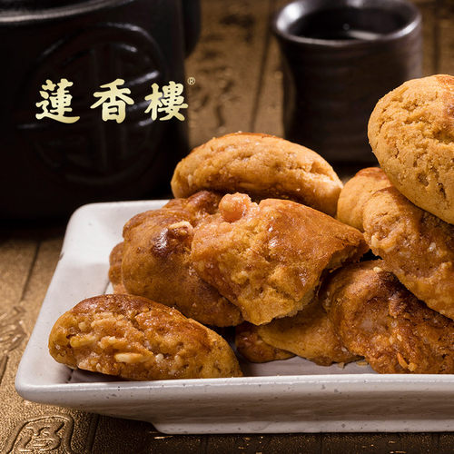 广州莲香楼袋装鸡仔饼400g老广州特产广东特产小吃休闲零食包邮 - 图2