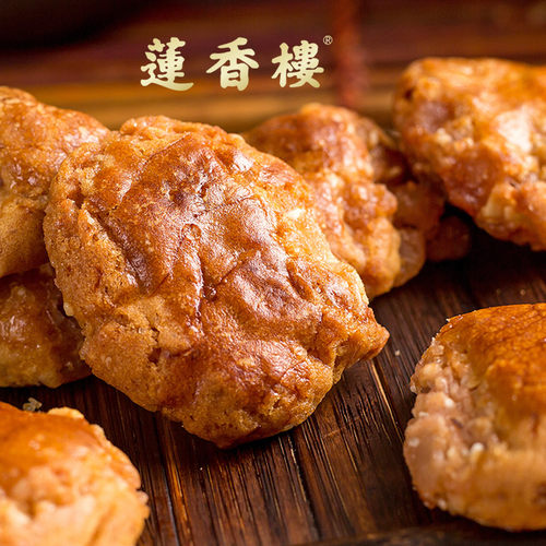 广州莲香楼袋装鸡仔饼400g老广州特产广东特产小吃休闲零食包邮 - 图0
