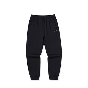 鸿星尔克加绒裤子男冬季新款运动卫裤男士休闲裤爸爸长裤加厚男裤