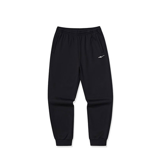 鸿星尔克加绒裤子男冬季新款运动卫裤男士休闲裤爸爸长裤加厚男裤