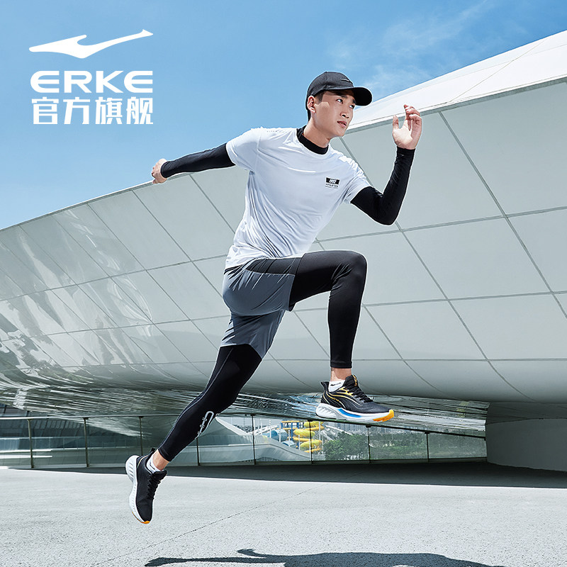 鸿星尔克狂潮防泼水跑步鞋男2021 鸿星尔克跑步鞋