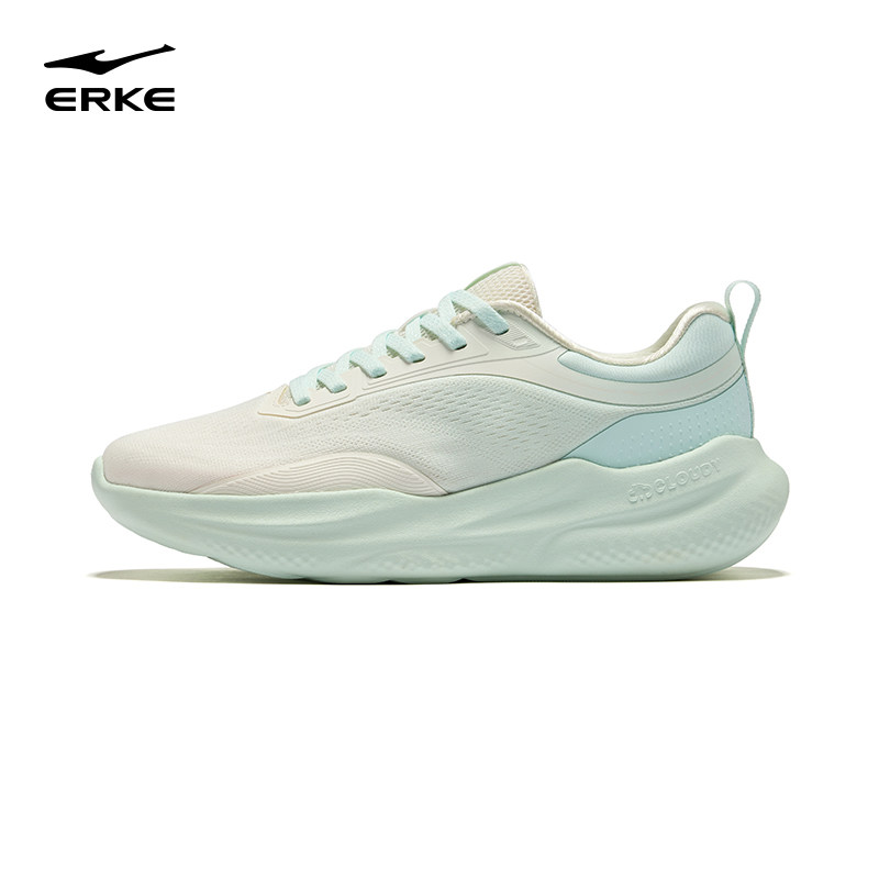 漫步2鸿星尔克女鞋跑鞋春季新款软底运动鞋轻便健身房跳绳跑步鞋