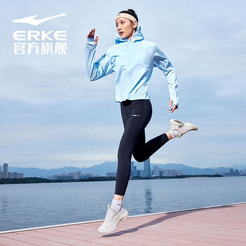 鴻星爾克跑步鞋女2023春季新款輕便減震運動鞋驚蟄回彈支撐跳繩鞋_鴻星爾克官方旗艦店_運動鞋new