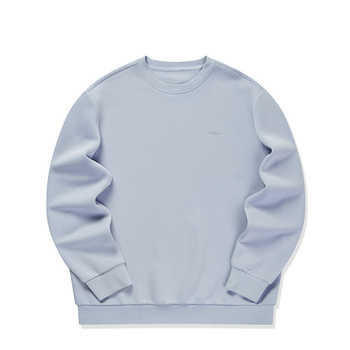 鸿星尔克卫衣加绒运动圆领长袖上衣男装券后69元包邮