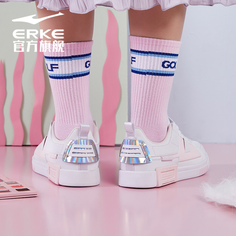 鸿星尔克休闲鞋2020秋季新款女鞋 鸿星尔克板鞋/休闲鞋
