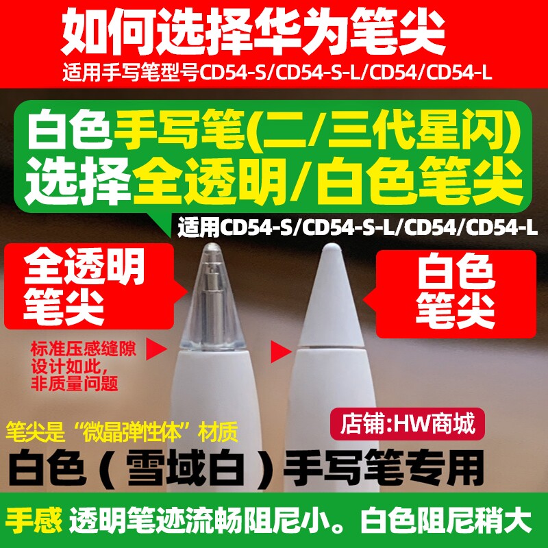 华为原装笔尖m-pencil二代三代星闪手写笔头笔芯阻尼mpencil2/3