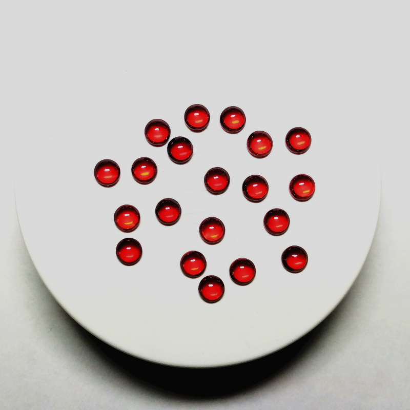 合成石榴红锆石红石榴色圆形4mm5mm7mm9mm平底光面素面蛋面裸石,淘宝优惠券,粉丝福利购,淘宝优惠卷