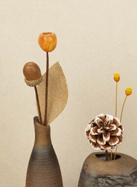 KS90客厅新中式摆件家居饰品装饰复古花瓶插花轻奢高档玄关展示柜