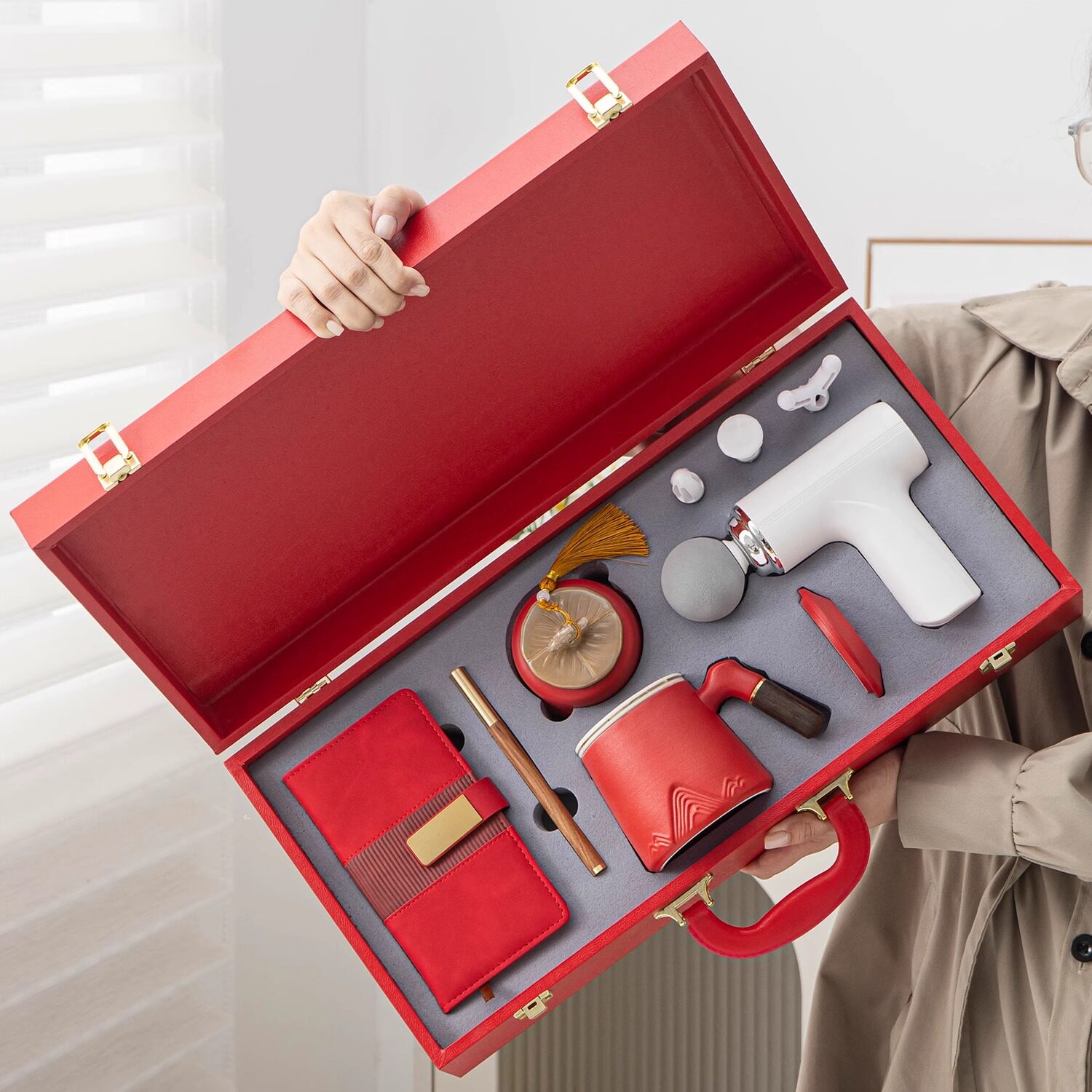 公司年会商务礼品送员工客户高端礼品企业周年庆定制纪念品伴手礼