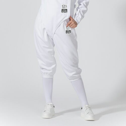全新面料CFA认证350450900N击剑裤花重剑佩剑成人儿童击剑服裤子 - 图1