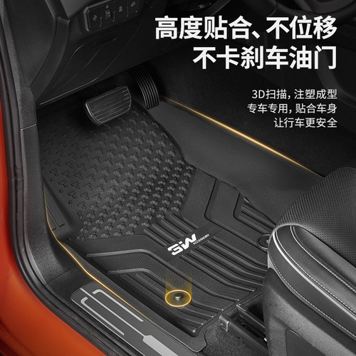 3W全TPE适用于坦克300 400 500魏牌VV5 VV6 VV7s P8摩卡蓝山脚垫 - 图1