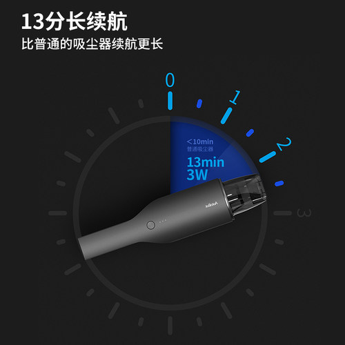 3w吸吹一体多功能吸尘器车载便携式大吸力手持吸尘器无线充电家用 - 图2