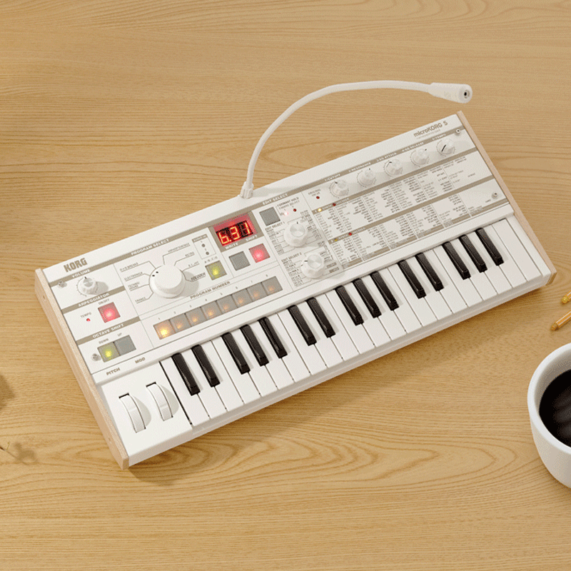 KORG MICROKORG S/CRYSTAL 37键模拟合成器声码器小怪兽键盘MK-1S - 图1