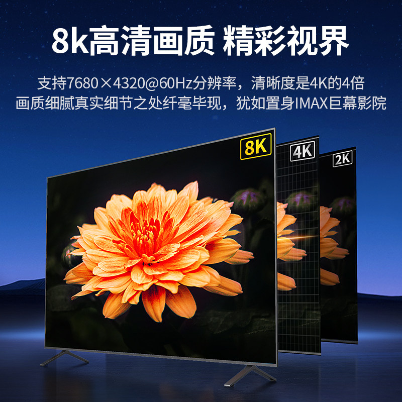 绿联hdmi延长线2.1高清8k公对母电视电脑显示器屏144Hz投影仪hdml
