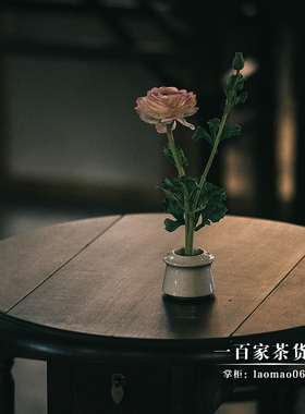 瓷瓶学古轻奢复古花器桌面花瓶