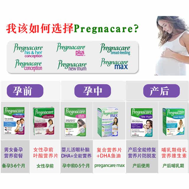D British Vitabiotics Pregnacare Plus Pregnant Women With Composite Vitamin Fish Oil Dha