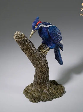 铜师傅铜象牙啄木鸟工艺品装饰品