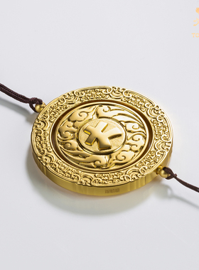 铜师傅《转大运》《赚大钱》客厅桌面铜挂件 送礼解压装饰工艺品