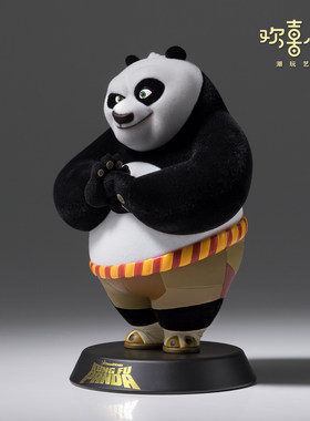 铜师傅欢喜小将《功夫熊猫》之抱拳阿宝手办玩具装饰卡通摆件礼品