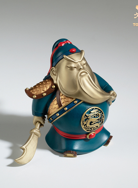 铜师傅全铜中式关公人物摆件礼品