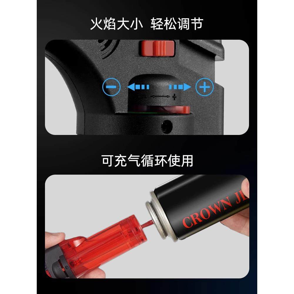 直冲防风打火机艾灸专用点火器充气雪茄喷火枪家用点艾条神器户外,淘宝优惠券,粉丝福利购,淘宝优惠卷