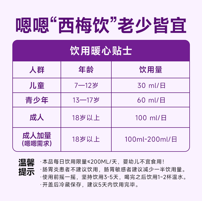 碧生源西梅汁益生元膳食纤维果饮大餐救星浓缩西梅果蔬汁饮料果饮