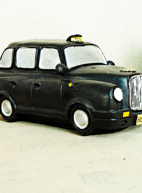 复古做旧老爷车树脂存钱罐摆件